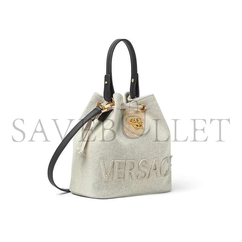 VERSACE LA MEDUSA CANVAS BUCKET BAG 1018297 (23*20*14cm)